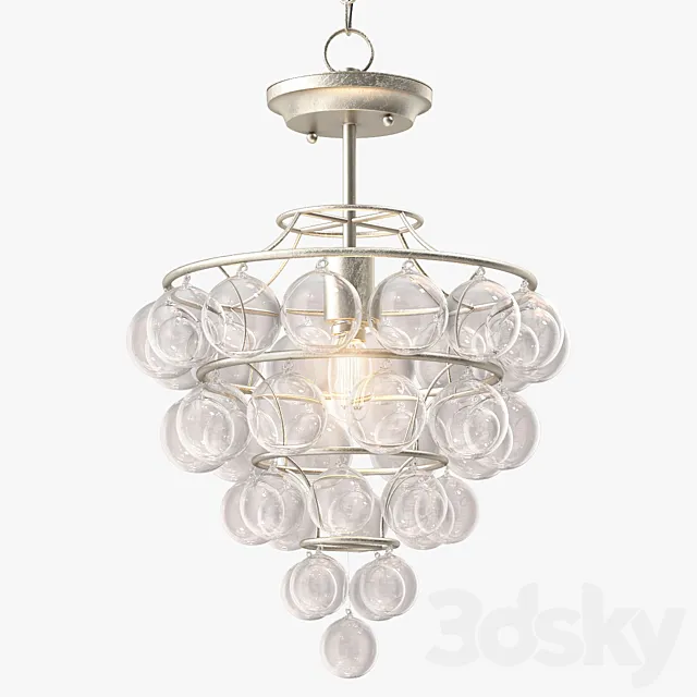 Currey and Company Astral Pendant 3D Model