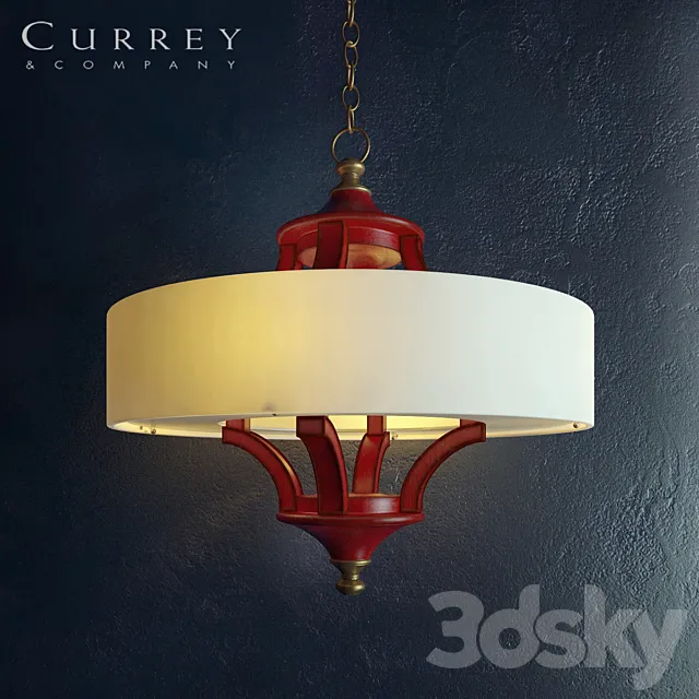 Currey and Company chandelier Shanghai 3DModel