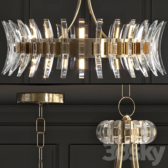 CURREY AND COMPANY coquette_chandelier 3DModel
