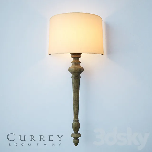 Currey & Company 5091 Jargon ADA Wall Sconce 3D Model