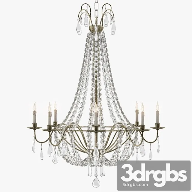 Currey Company 9876 Versailles Chandelier 3D Model Free