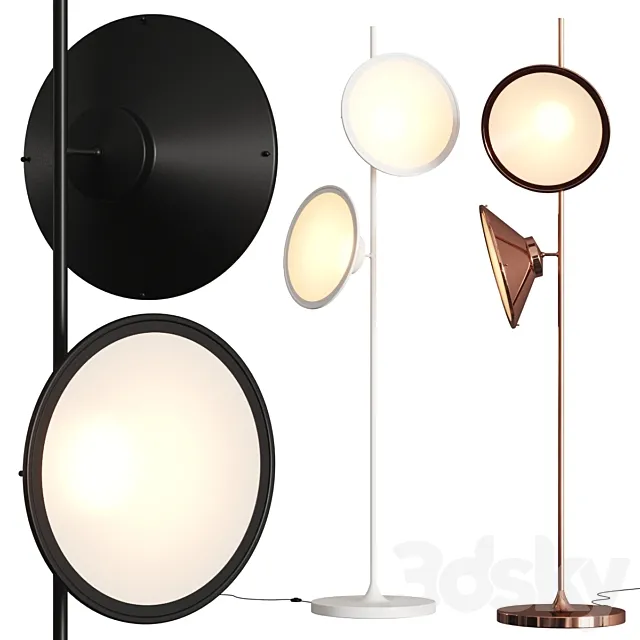 Currey & Company Bulat Floor Lamp 3DModel