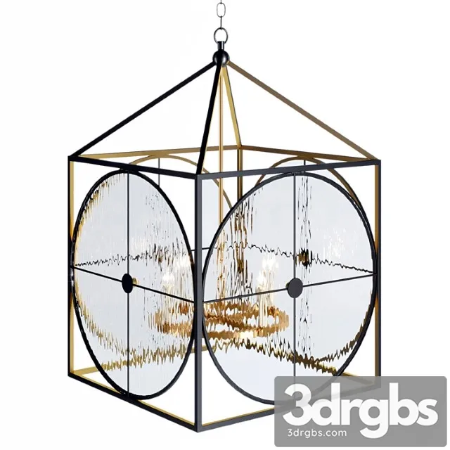 Currey & company lighting sagamore lantern 3D Model Free