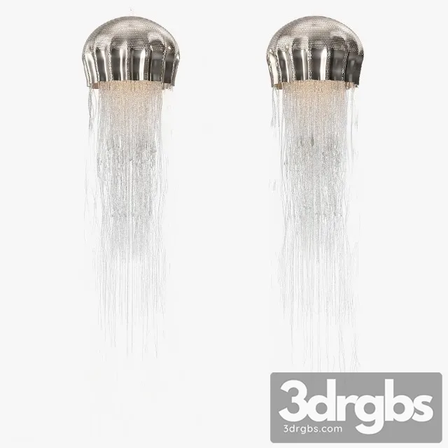 Currey Company Medusa Pendant Large 3D Model Free