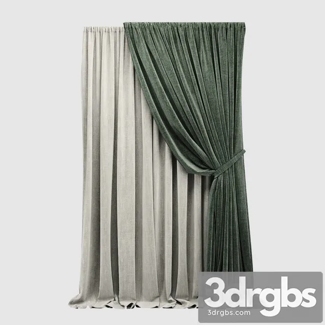 Curtain 003 3D Model Free