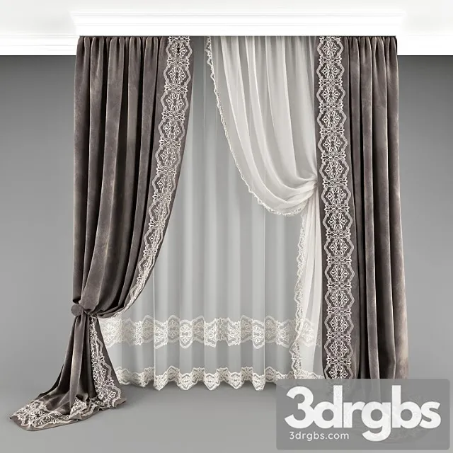 Curtain 012 3D Model Free