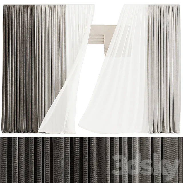 Curtain 02 3D Model