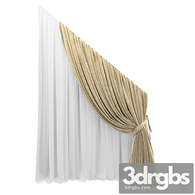 Curtain 021 3D Model Free