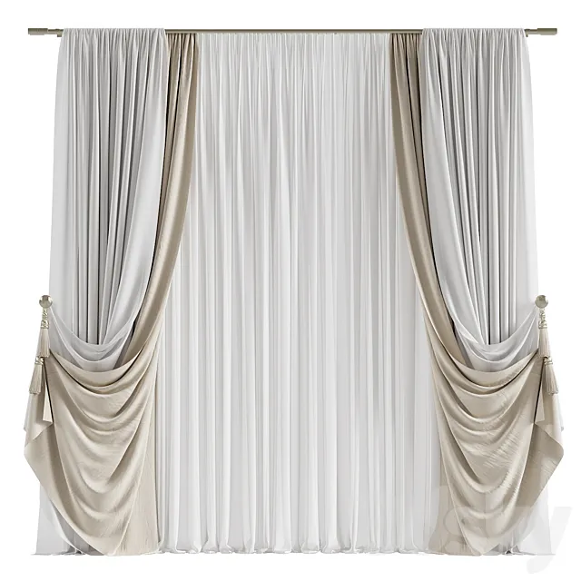 Curtain #056 3D Model