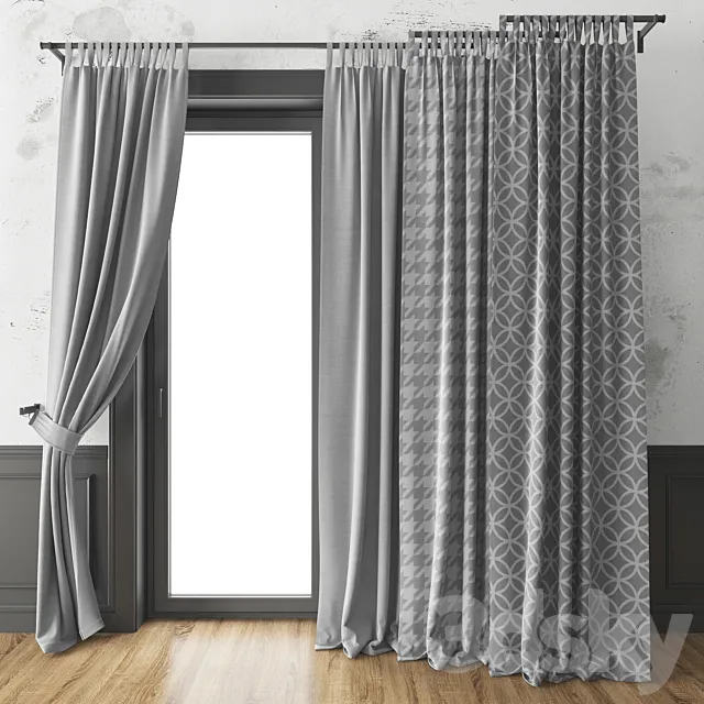 Curtain 09 3D Model
