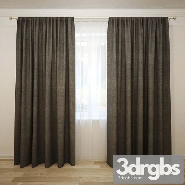 Curtain-1 3D Model Free