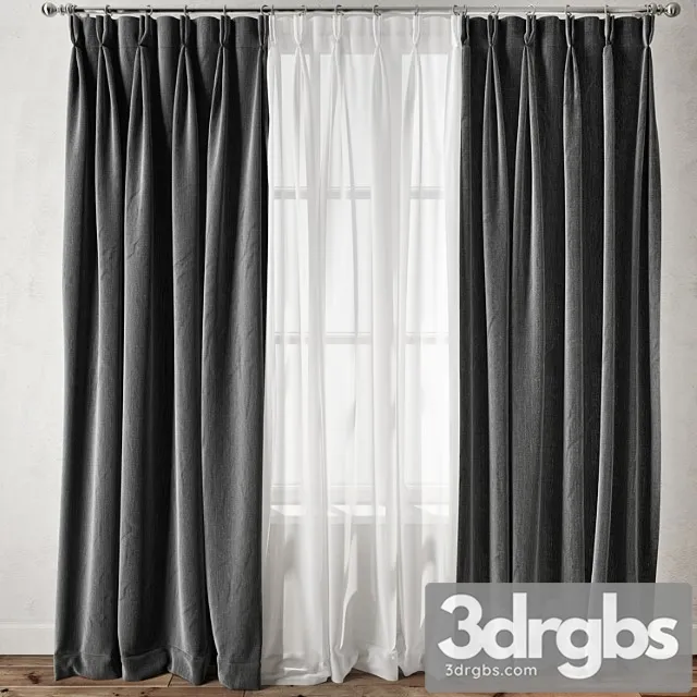 Curtain 102 3D Model Free