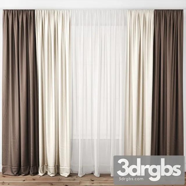 Curtain 103 3D Model Free