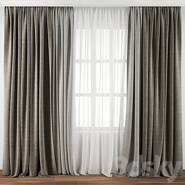 Curtain 106 3D Model