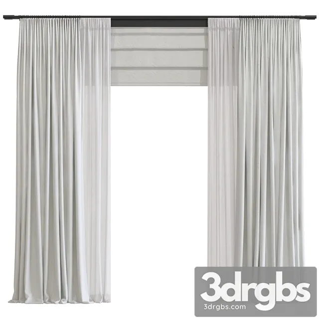 Curtain 110 3 3D Model Free