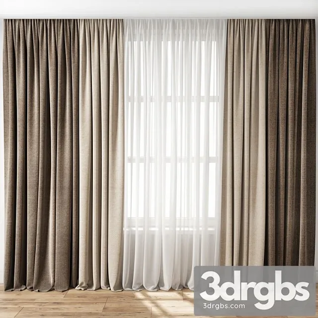 Curtain 111 1 3D Model Free