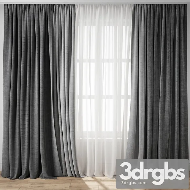 Curtain 114 3D Model Free