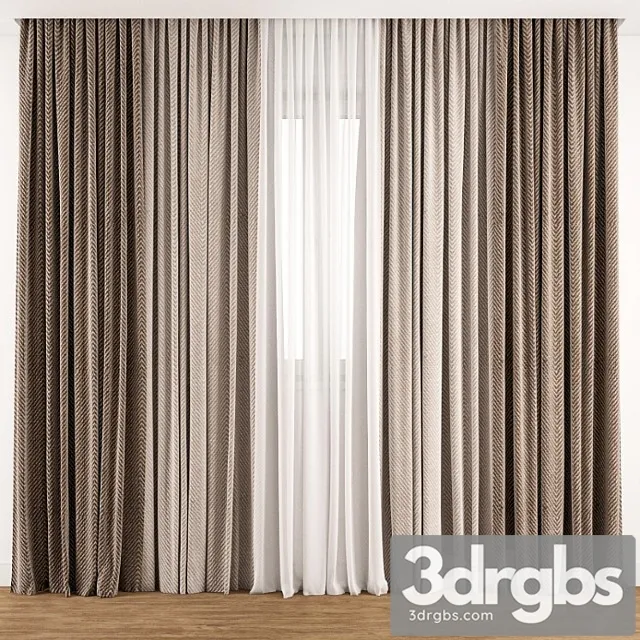 Curtain 114_2 3D Model Free