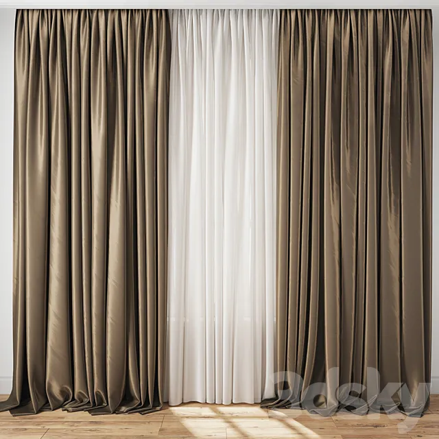 Curtain 115 3D Model