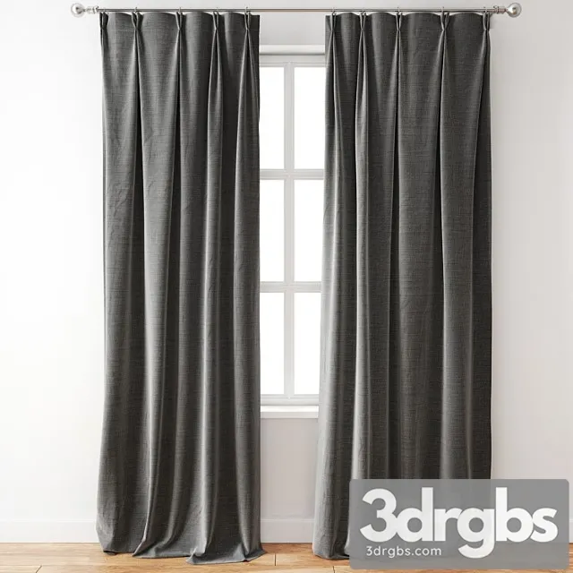 Curtain 116 3D Model Free