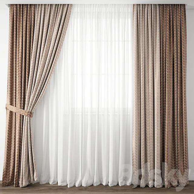 Curtain 118 3D Model