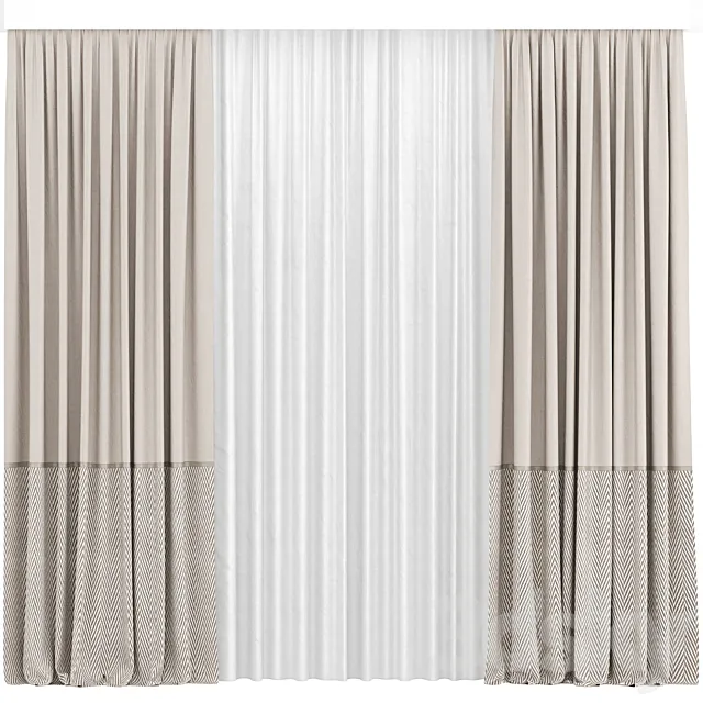 Curtain 11_ Curtains 3D Model