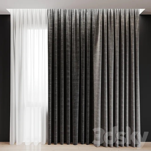 curtain 12 3D Model