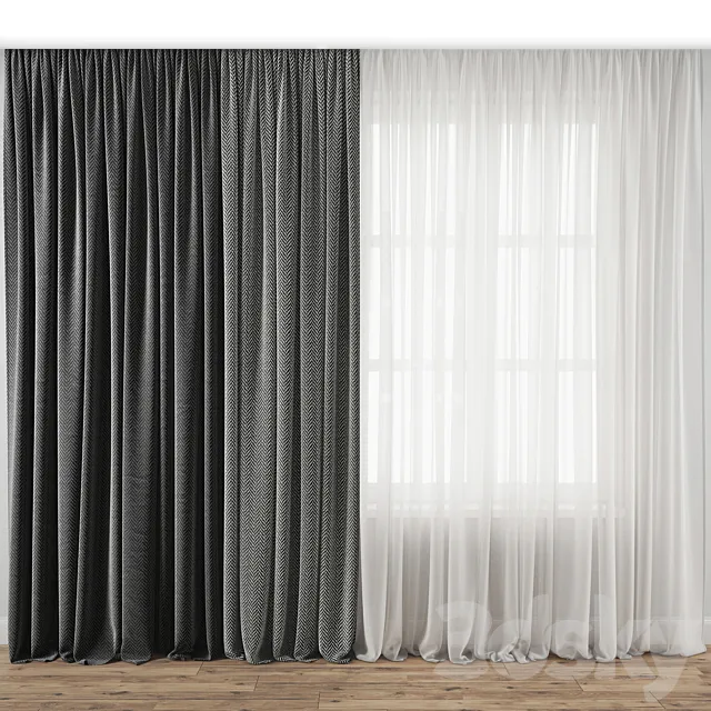 Curtain 123 3DModel