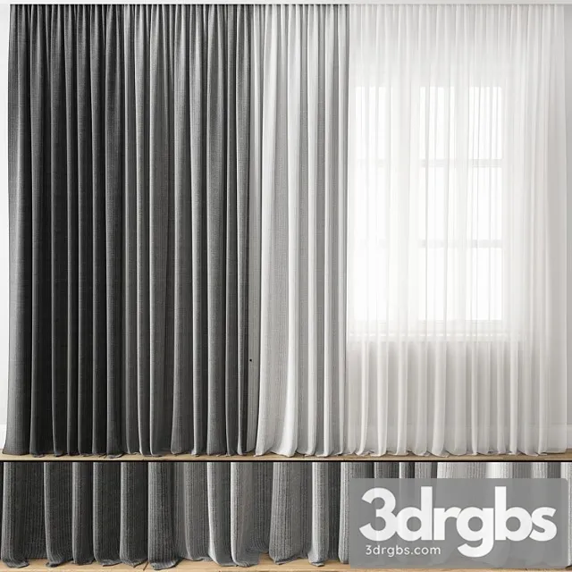Curtain 125 3D Model Free