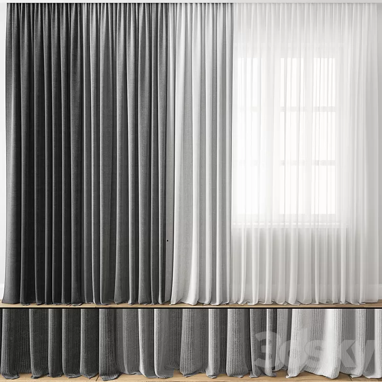 Curtain 125 3D Model