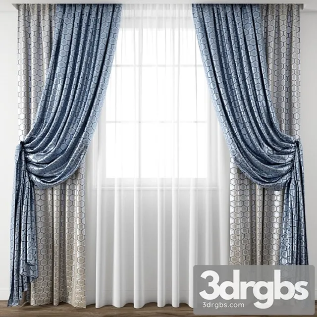 Curtain 126_2 3D Model Free