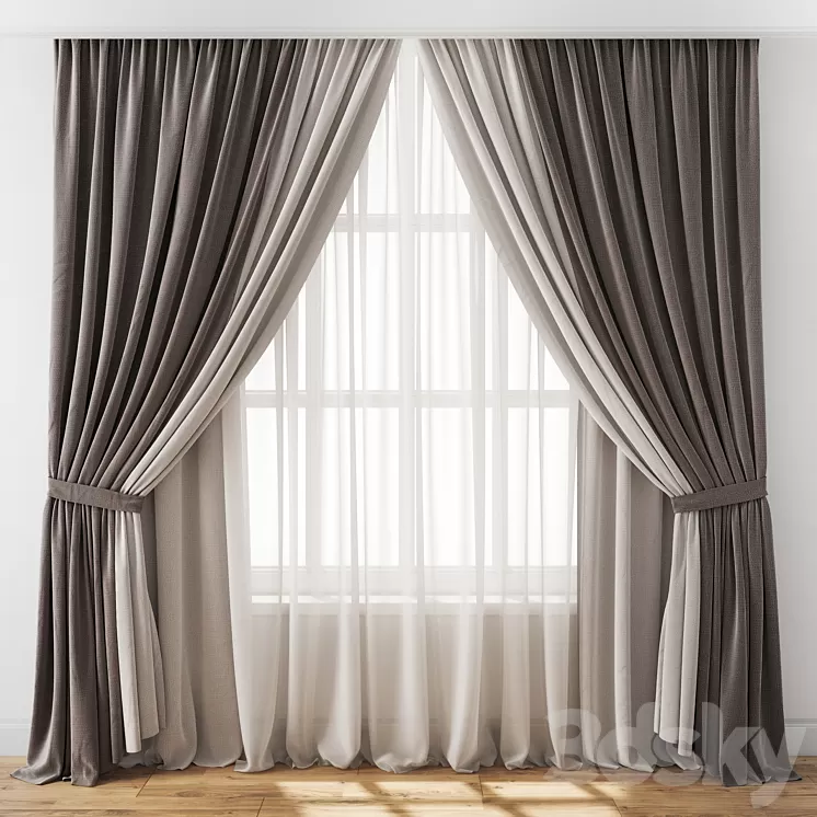 Curtain 127 3D Model