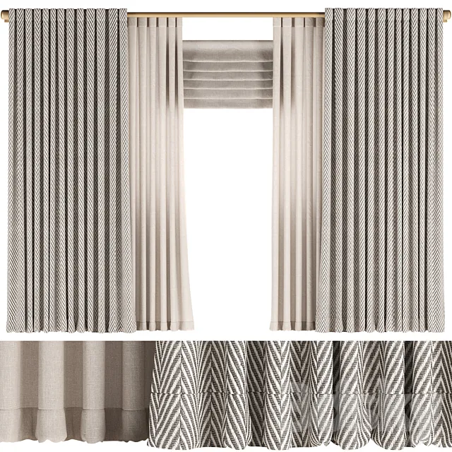 Curtain 12_ Curtains 3D Model