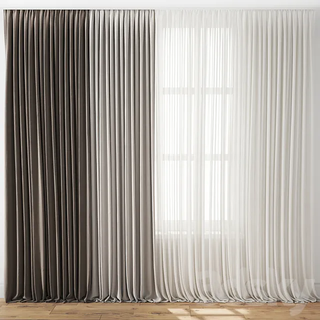 Curtain 135 3D Model