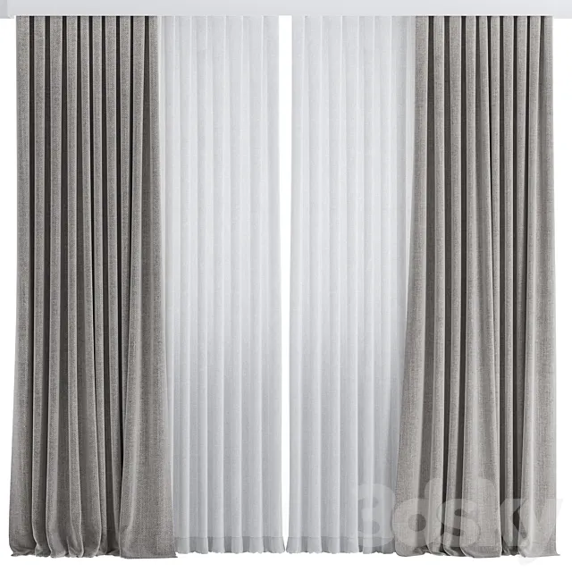 Curtain 13_ Curtains 3D Model