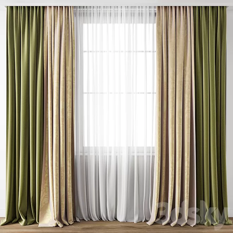 Curtain 145 3D Model