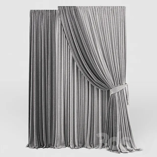 Curtain 15 3D Model