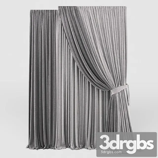 Curtain 15 3D Model Free