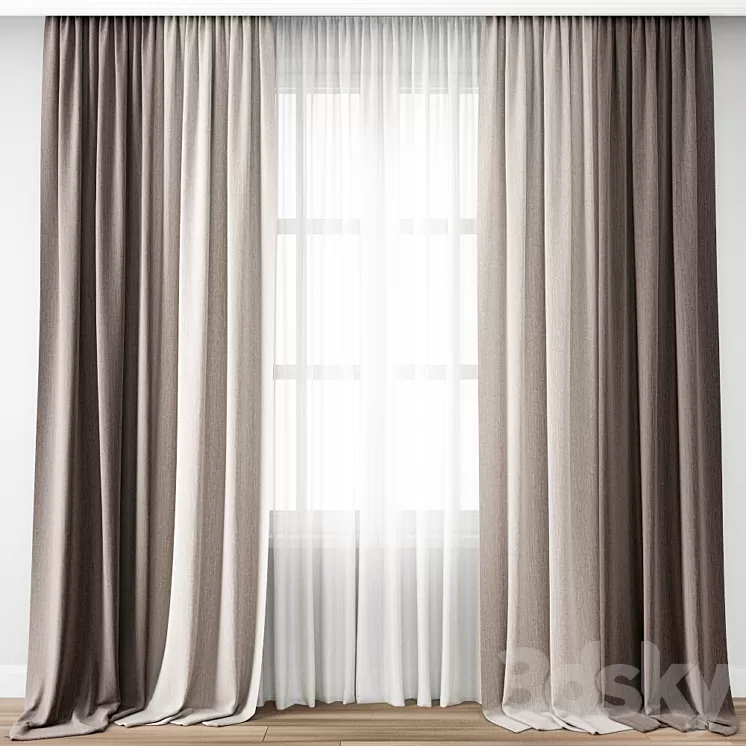 Curtain 151 3D Model