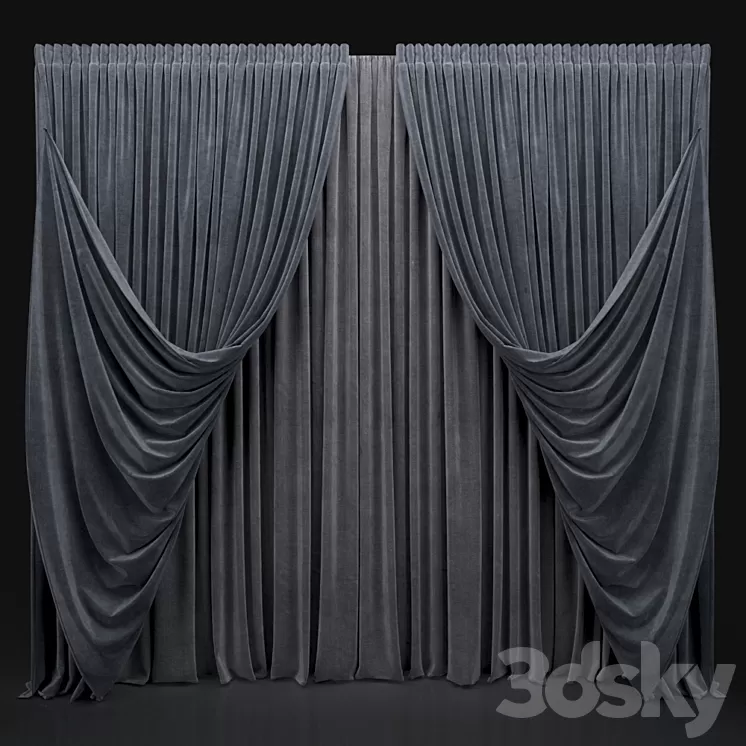 Curtain 152 3D Model