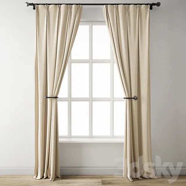 Curtain 158 3D Model