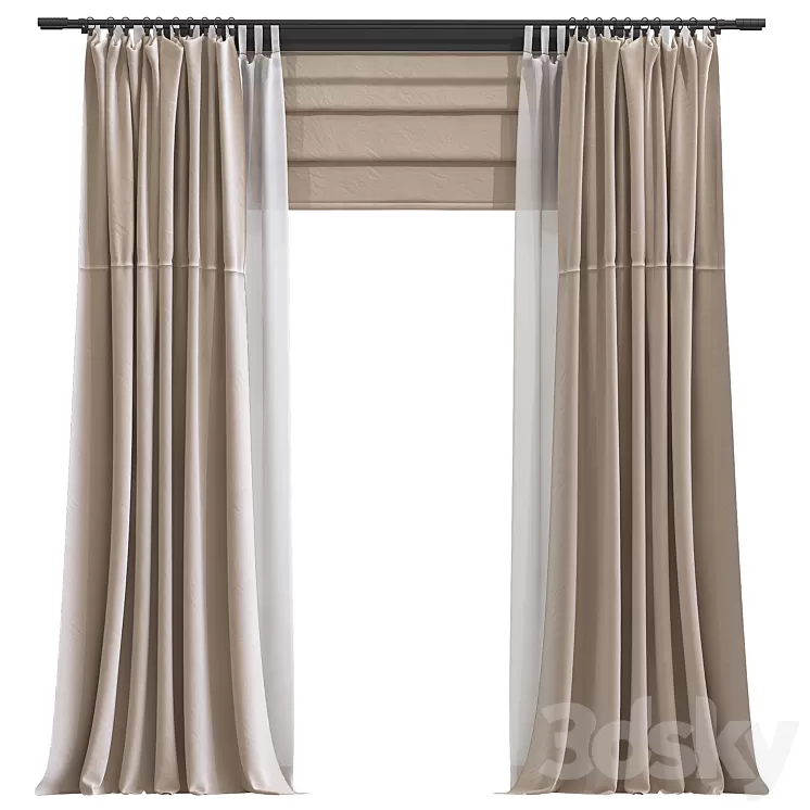 Curtain #158 3D Model