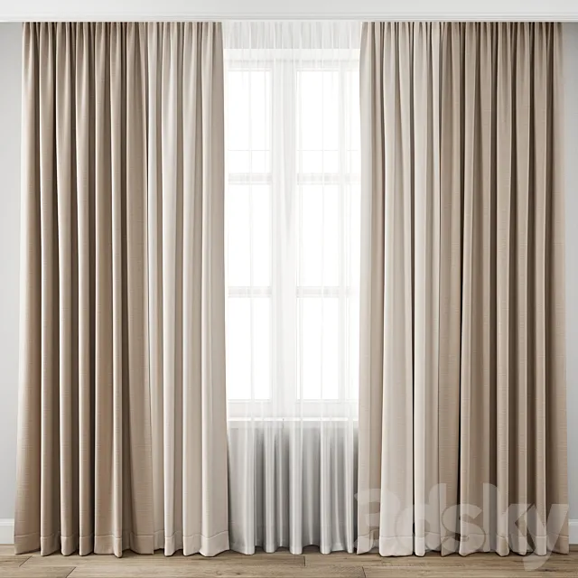 Curtain 159 3D Model