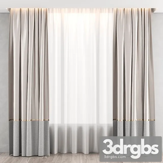 Curtain 169 3D Model Free