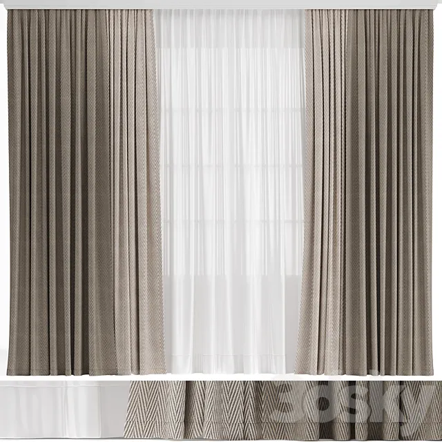 Curtain 16_ Curtains 3D Model