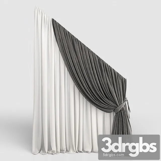 Curtain 17 3D Model Free