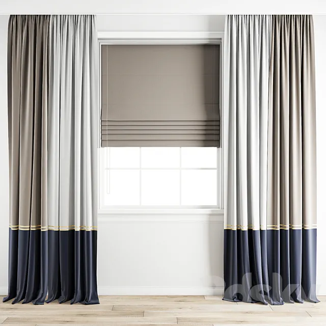 Curtain 177 3D Model