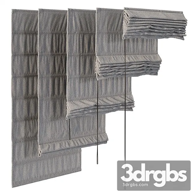Curtain 1_2 3D Model Free