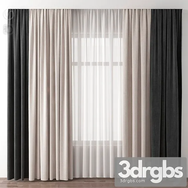 Curtain 2 3D Model Free