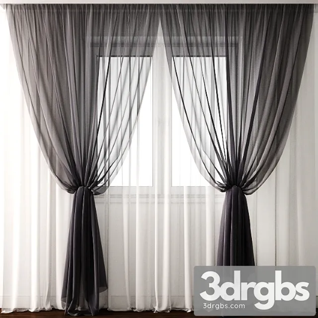 Curtain 20 2 3D Model Free